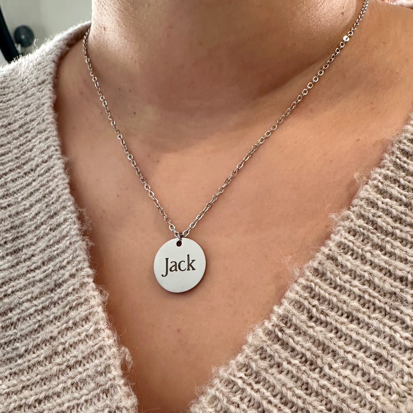 Get trendy with Wicklow Necklace - Engraved Disk - available at Alma Ireland. Grab yours for €24.99 today!