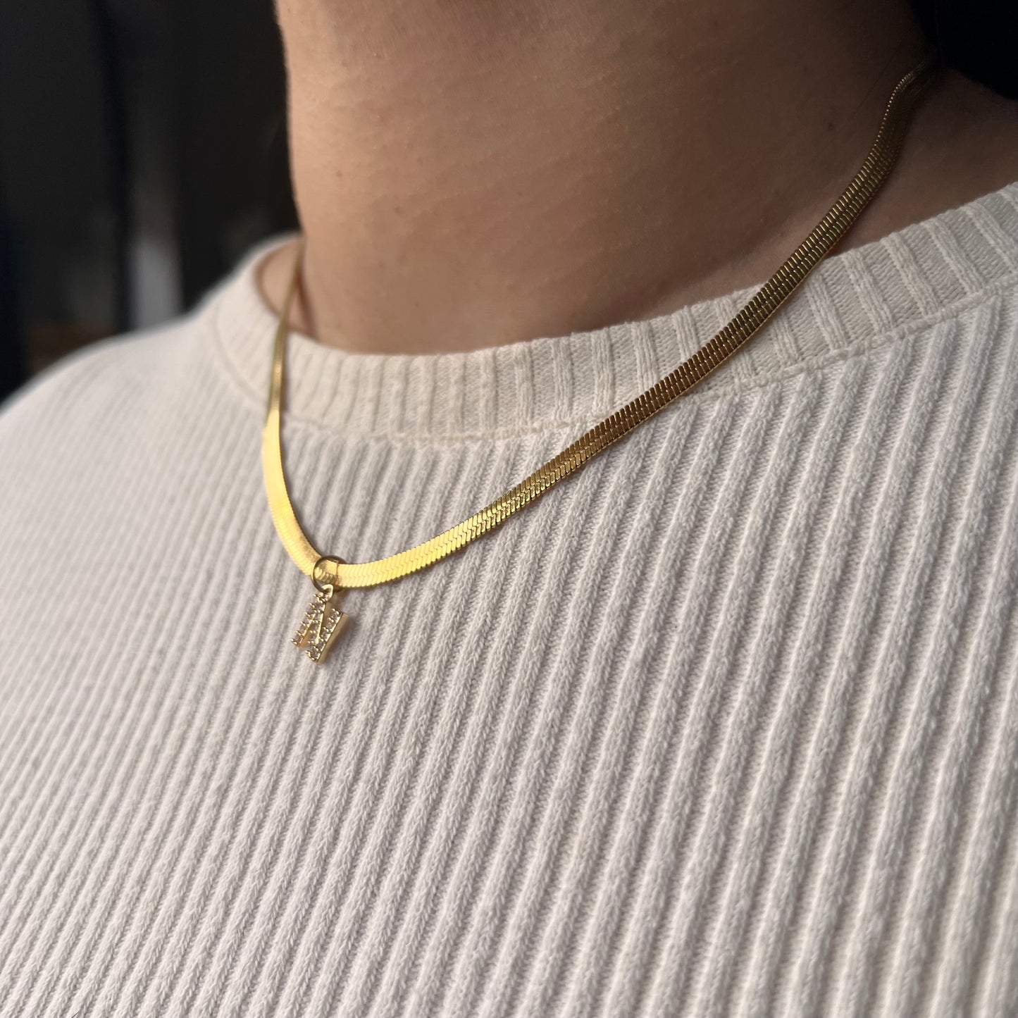 Get trendy with Initial Pendant Tara Necklace -  available at Alma Ireland. Grab yours for €29.99 today!