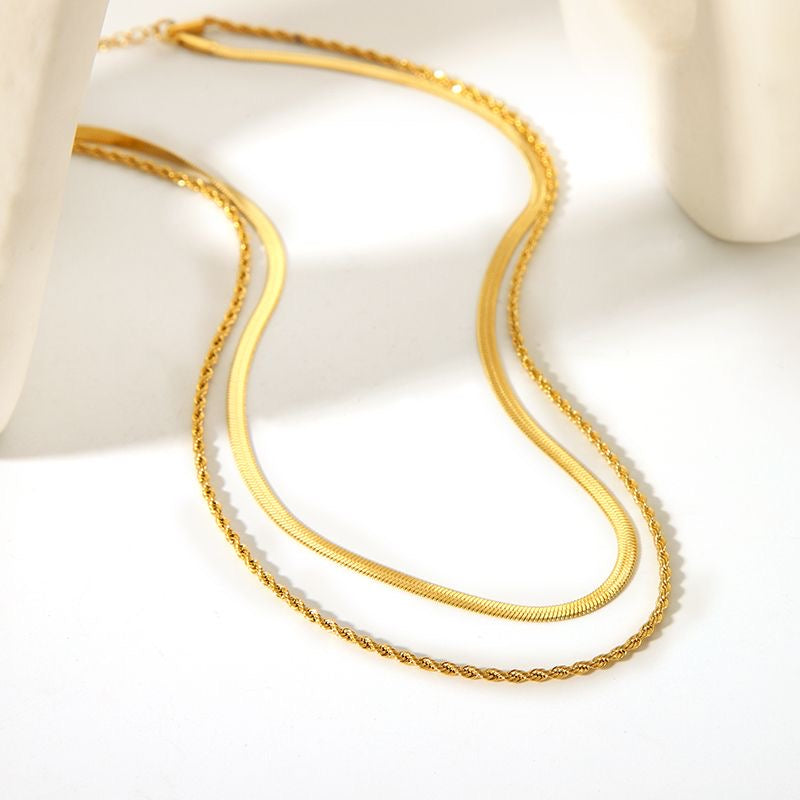 Get trendy with Twist Necklace -  available at Alma Ireland. Grab yours for €25.99 today!