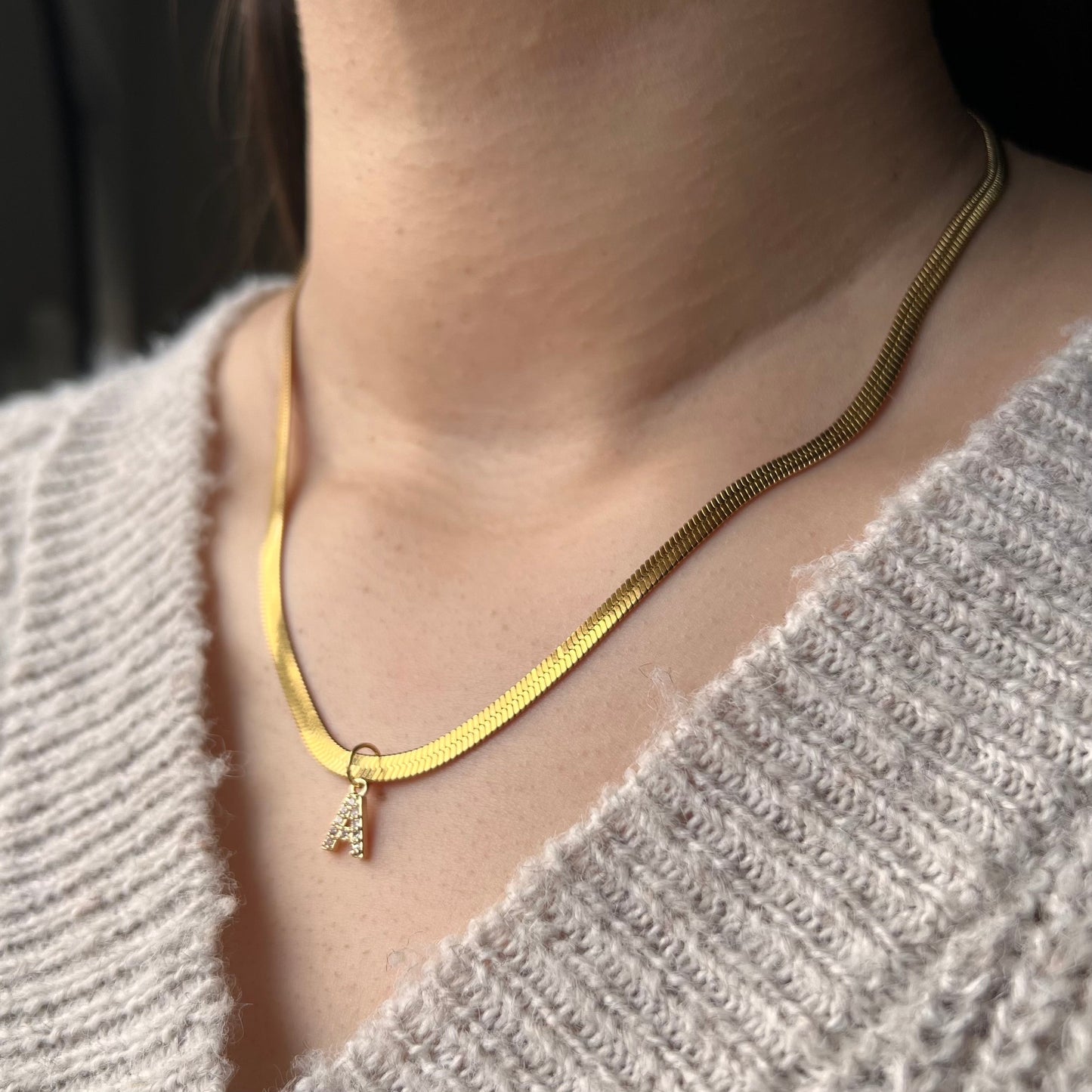 Get trendy with Initial Pendant Tara Necklace -  available at Alma Ireland. Grab yours for €29.99 today!