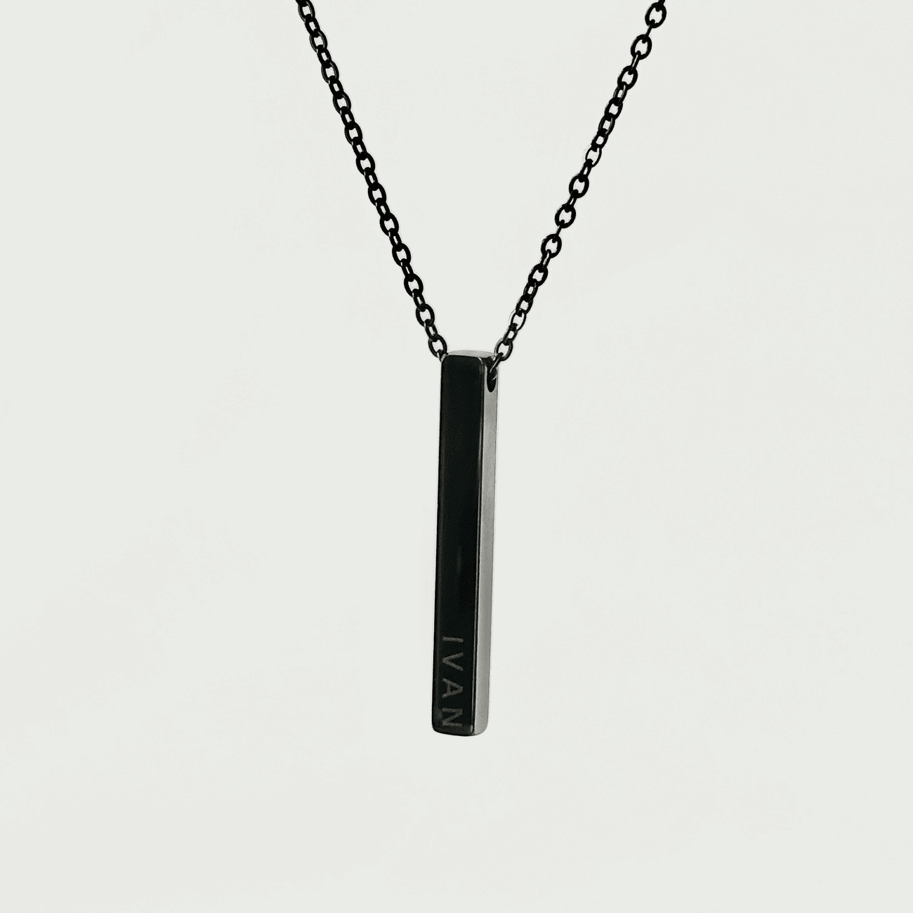 Get trendy with Dublin Necklace - Vertical Engraved Bar - Vertical bar available at Alma Ireland. Grab yours for €29.99 today!